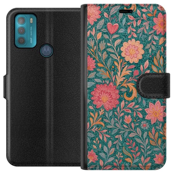 Motorola Moto G50 Plånboksfodral Floral Dream