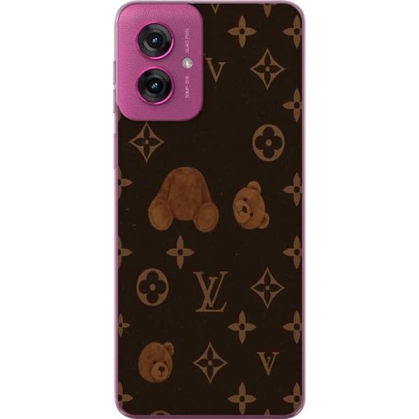 Motorola Moto G55 Gjennomsiktig deksel Plush Luxe