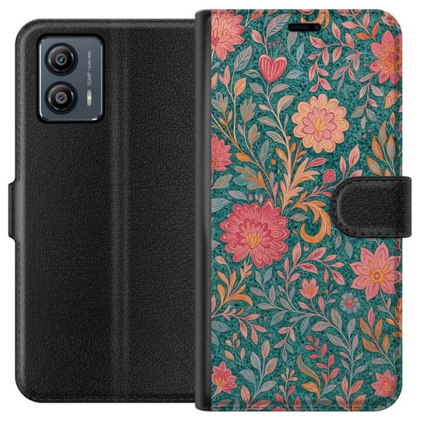 Motorola Moto G53 Lompakkokotelo Floral Dream