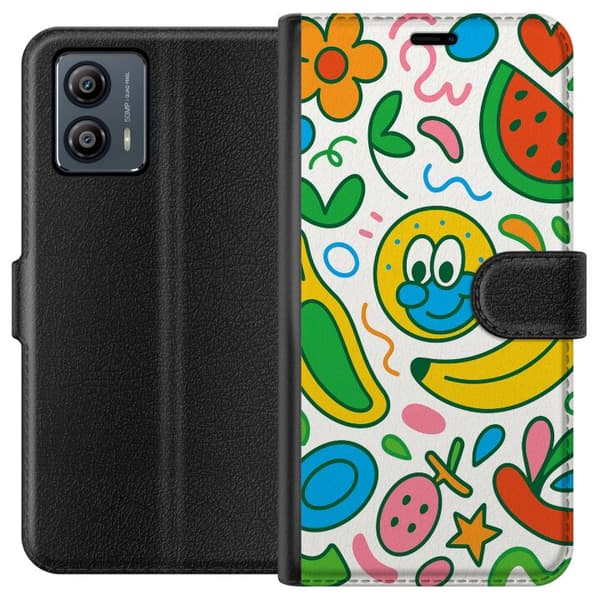 Motorola Moto G53 Lommeboketui Sommerfuglslør