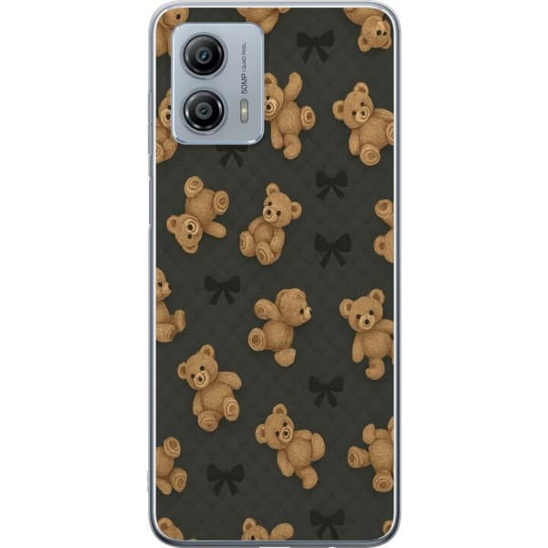 Motorola Moto G53 Genomskinligt Skal Teddy Hugs
