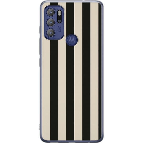 Motorola Moto G60S Genomskinligt Skal Line Flow