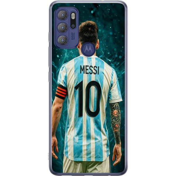Motorola Moto G60S Läpinäkyvä kuori Messi