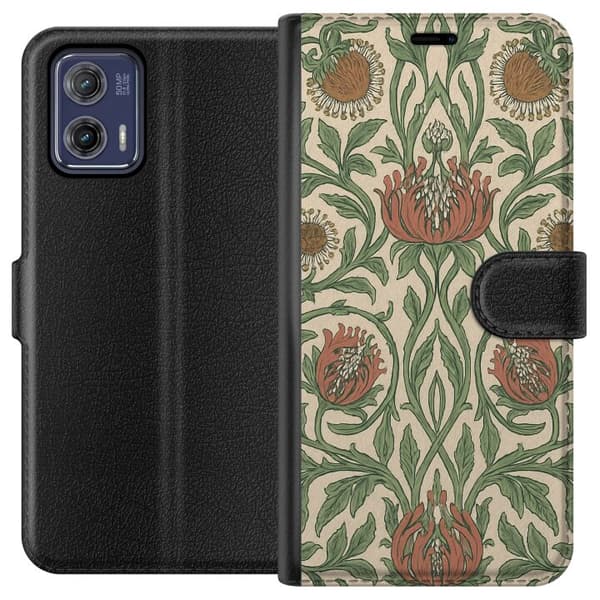 Motorola Moto G73 Tegnebogsetui Blad Detaljer