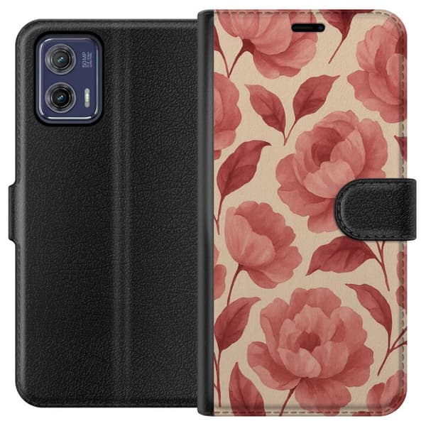 Motorola Moto G73 Lompakkokotelo Ruusun Kukinta