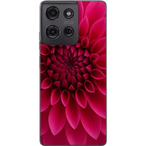 Motorola Moto G75 Gjennomsiktig deksel Rosecore