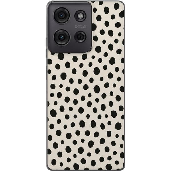Motorola Moto G75 Gennemsigtig cover Dot Dance