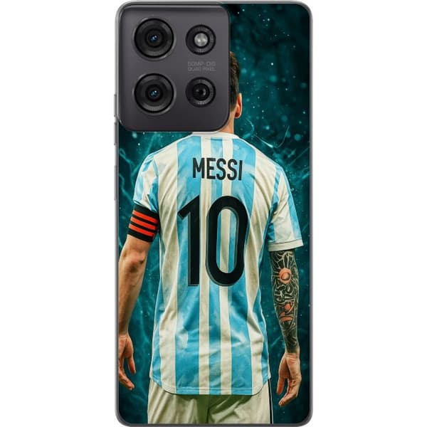Motorola Moto G75 Läpinäkyvä kuori Messi