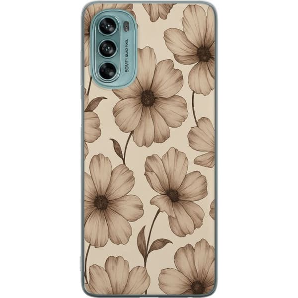 Motorola Moto G62 5G Genomskinligt Skal Pastel Rush