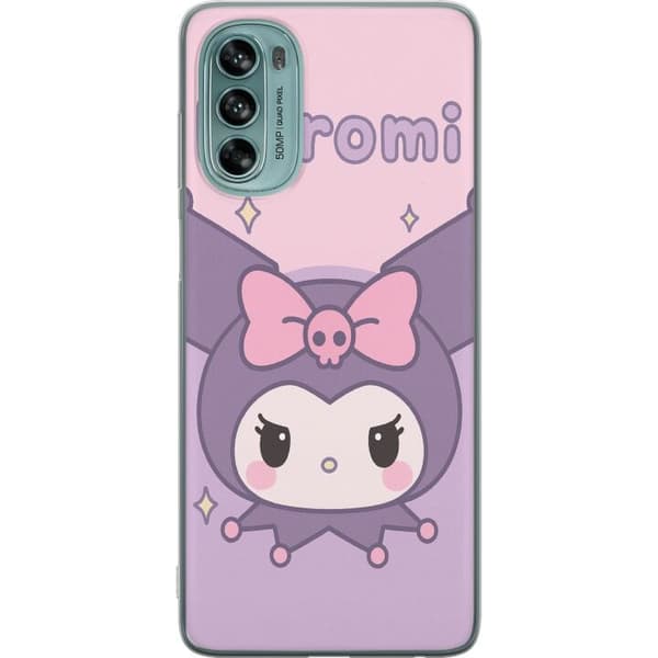 Motorola Moto G62 5G Genomskinligt Skal Kuromi Kawaii