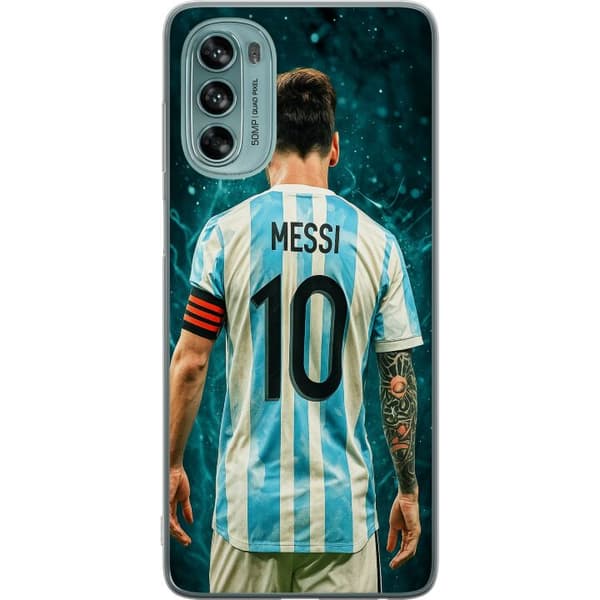 Motorola Moto G62 5G Läpinäkyvä kuori Messi