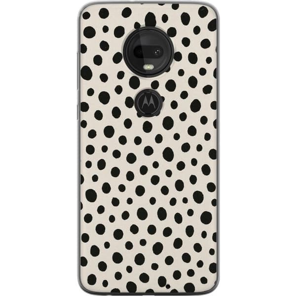 Motorola Moto G7 Genomskinligt Skal Dot Dance