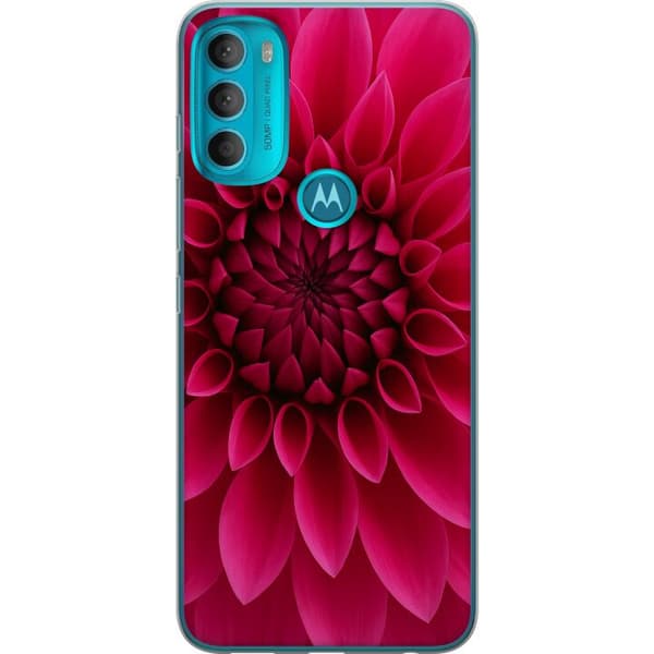 Motorola Moto G71 5G Gennemsigtig cover Rosecore