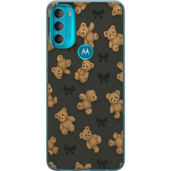 Motorola Moto G71 5G Genomskinligt Skal Teddy Hugs