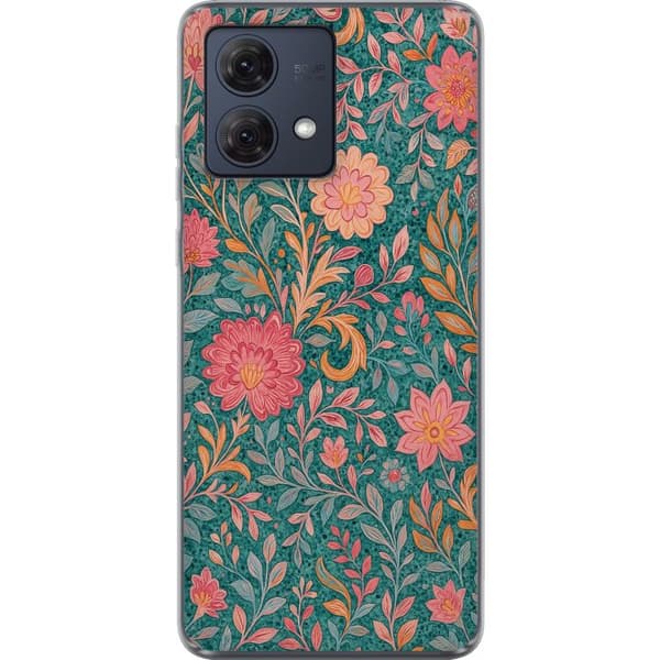 Motorola Moto G84 Gennemsigtig cover Floral Dream