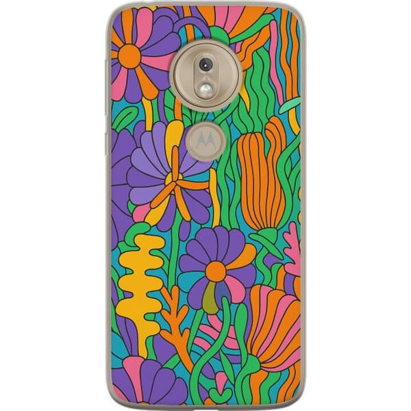 Motorola Moto G7 Play Genomskinligt Skal Color Pop