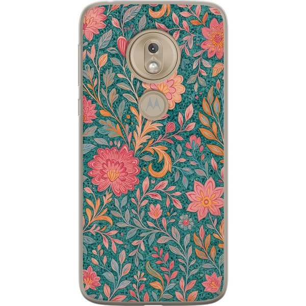Motorola Moto G7 Play Läpinäkyvä kuori Floral Dream