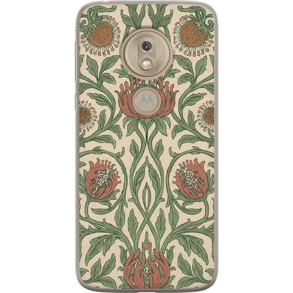 Motorola Moto G7 Play Genomskinligt Skal Petal Details