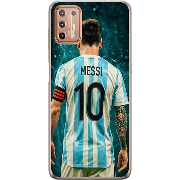 Motorola Moto G9 Plus Genomskinligt Skal Messi