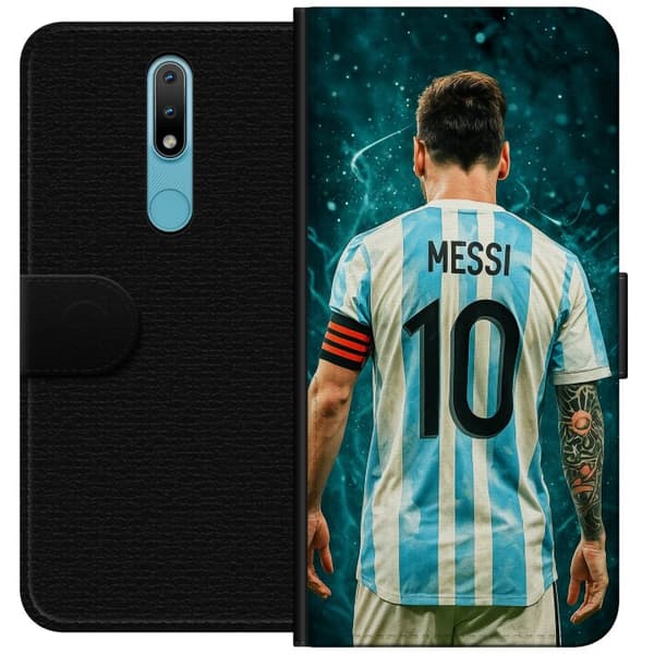 Nokia 2.4 Tegnebogsetui Messi