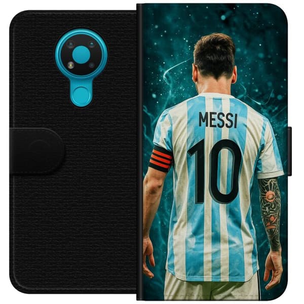 Nokia 3.4 Lompakkokotelo Messi