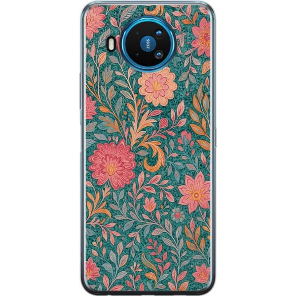 Nokia 8.3 5G Gjennomsiktig deksel Floral Dream