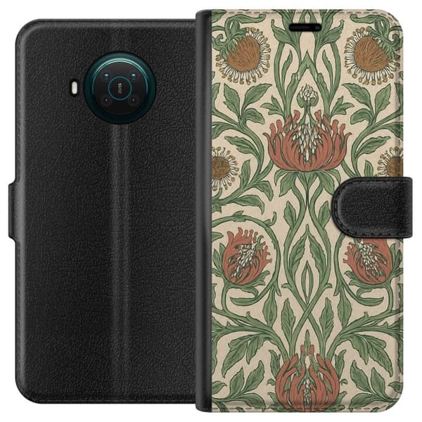 Nokia X10 Lompakkokotelo Petali Yksityiskohdat