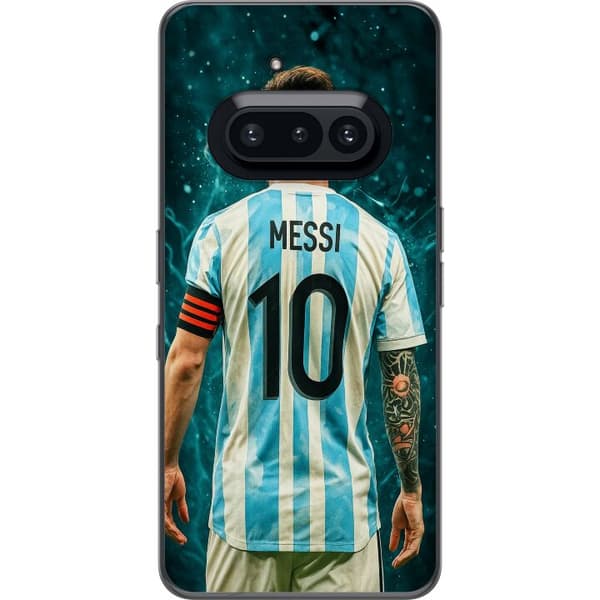 Nothing Phone (3a) Läpinäkyvä kuori Messi