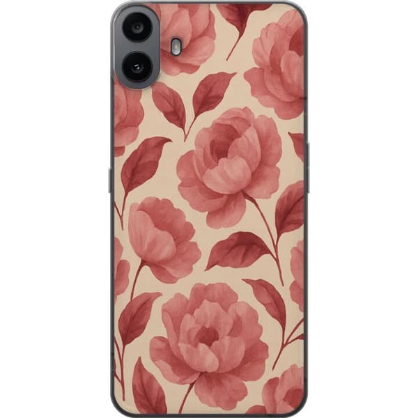 Nothing CMF Phone 1 Genomskinligt Skal Rose Bloom