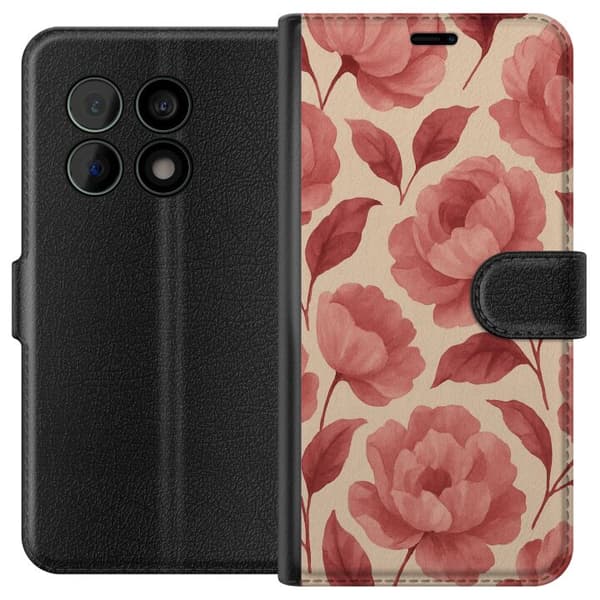 OnePlus 10 Pro Lompakkokotelo Ruusun Kukinta