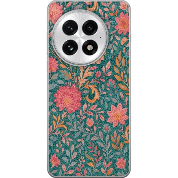 OnePlus 13 Läpinäkyvä kuori Floral Dream