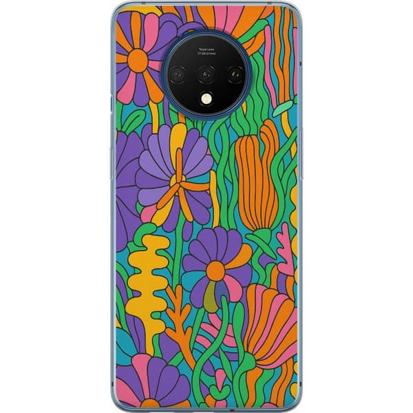 OnePlus 7T Gjennomsiktig deksel Color Pop