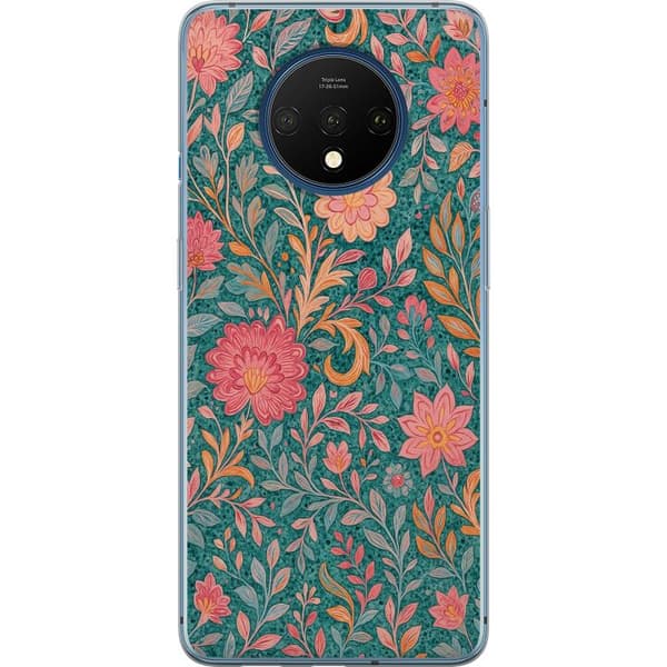 OnePlus 7T Gennemsigtig cover Floral Dream