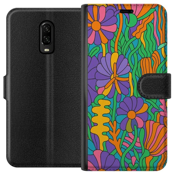 OnePlus 6T Lompakkokotelo Värien räjähdys