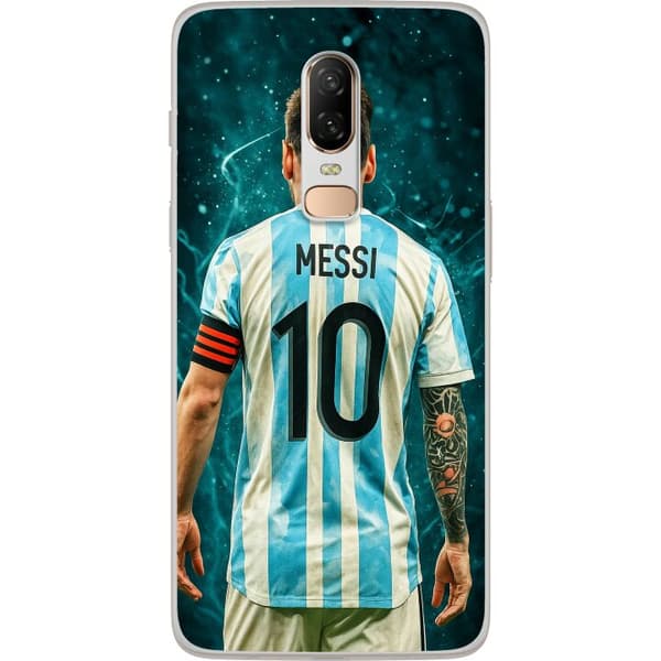OnePlus 6 Genomskinligt Skal Messi