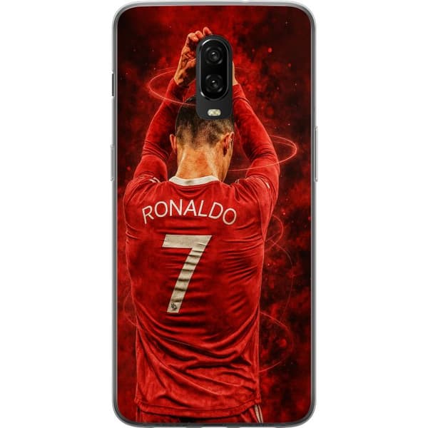 OnePlus 6T Läpinäkyvä kuori Ronaldo