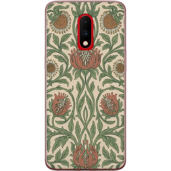 OnePlus 7 Gjennomsiktig deksel Bladedetaljer