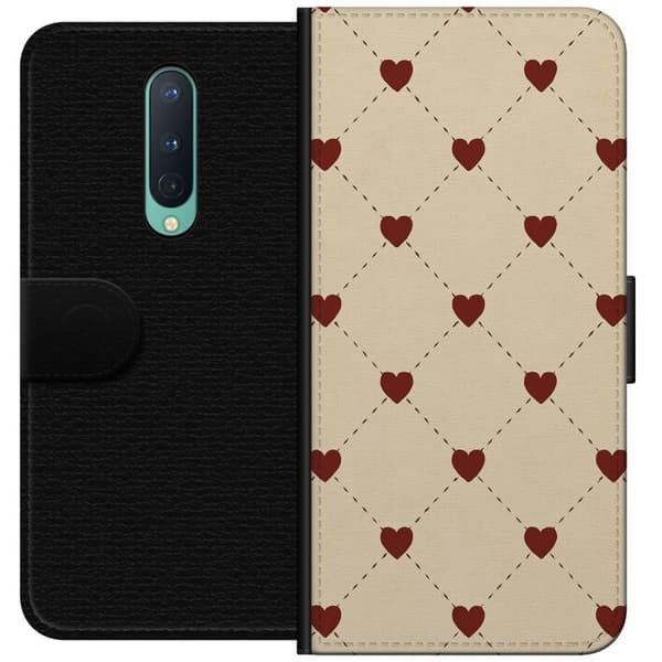 OnePlus 8 Tegnebogsetui Hjertegitter