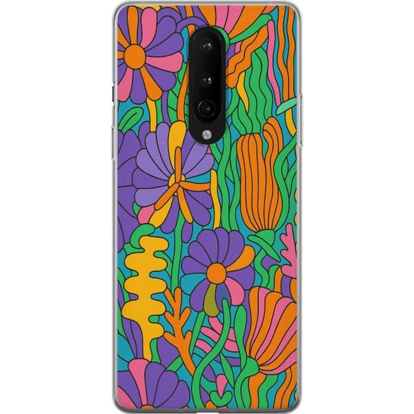 OnePlus 8 Gennemsigtig cover Farveeksplosion