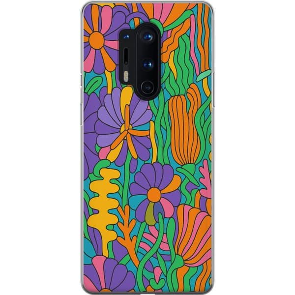 OnePlus 8 Pro Gennemsigtig cover Farveeksplosion