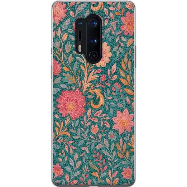OnePlus 8 Pro Gennemsigtig cover Floral Dream