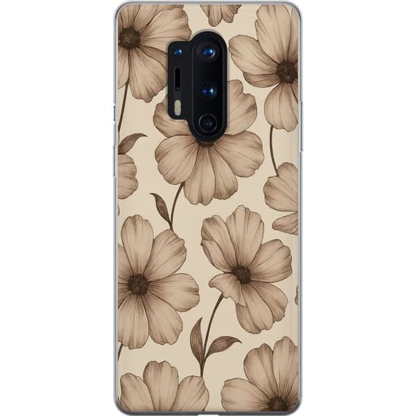 OnePlus 8 Pro Gennemsigtig cover Pastel Rush