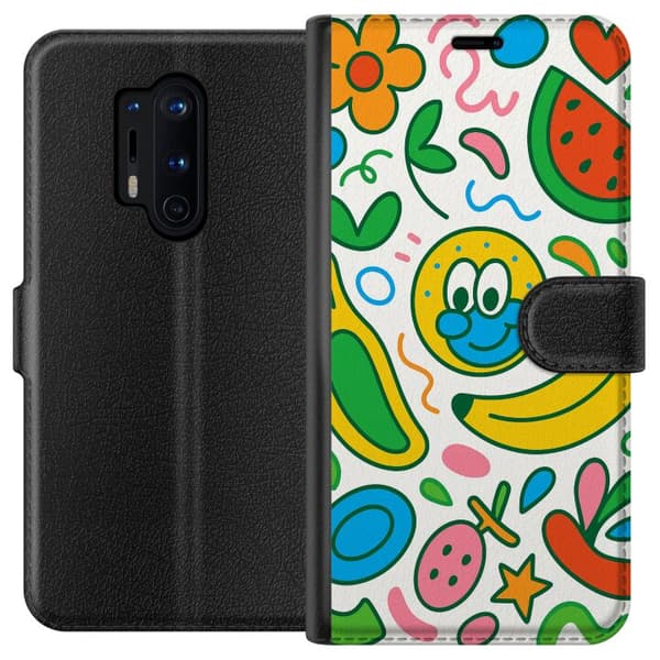 OnePlus 8 Pro Lompakkokotelo Perhosverho