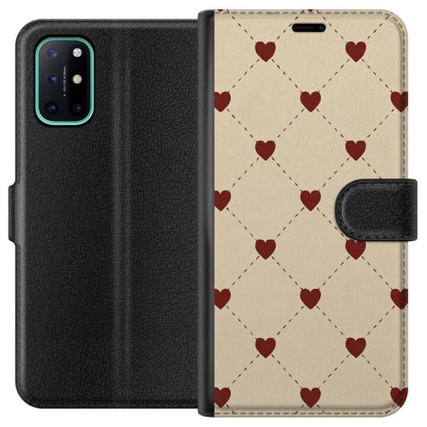 OnePlus 8T Lompakkokotelo Sydänverkko