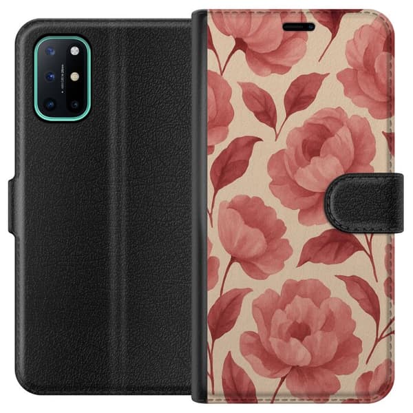 OnePlus 8T Lompakkokotelo Ruusun Kukinta
