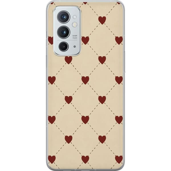 OnePlus 9RT 5G Gennemsigtig cover Hjertegitter