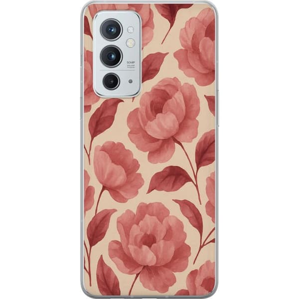 OnePlus 9RT 5G Gjennomsiktig deksel Rose Blomst