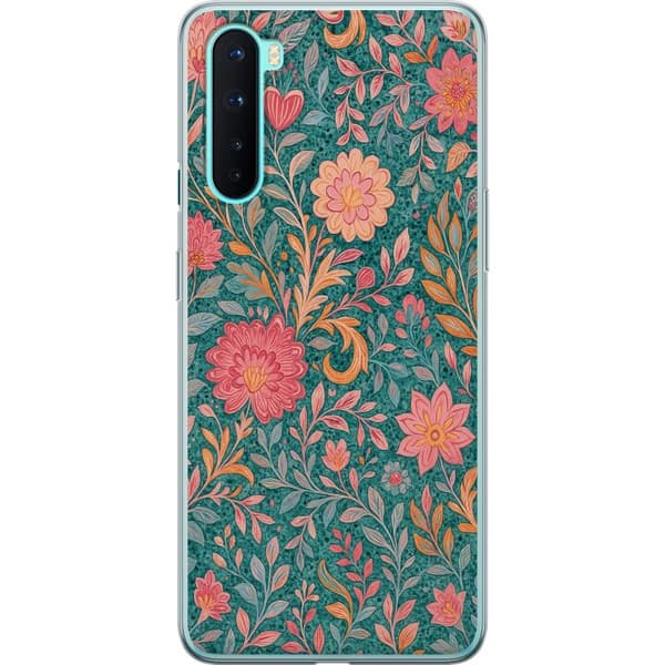 OnePlus Nord Läpinäkyvä kuori Floral Dream