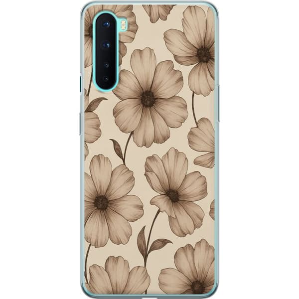 OnePlus Nord Gennemsigtig cover Pastel Rush