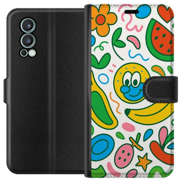 OnePlus Nord 2 5G Lommeboketui Sommerfuglslør